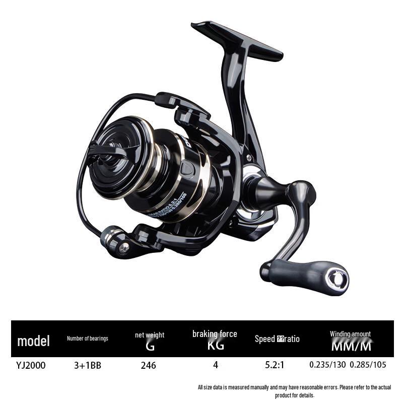 

DEUKIO Full Metal Spinning Fishing Reel