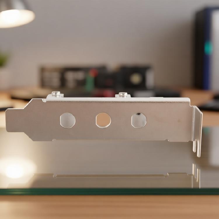 Half Height Bracket For WiFi Networking Adapters PCI Slot Cover Durability Steel Construction Compactly Design