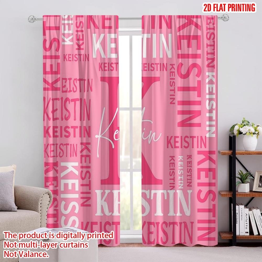 

2pcs,2D plane printing Print Curtains Keistin Collage Versatile 100% Polyester (without rod) Versatile All Use for Bedroom, 52.50 × 116.00 cm 2 pcs