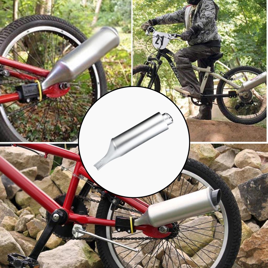 Silenziatore per Bicicletta Tubo di Scarico in Plastica Resistente Tubo di Scarico Turbo per Bici Adatto per Accessori da Ciclismo