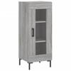 Sideboard Gray Sonoma 34.5 X 34 X 90 Cm Particleboard