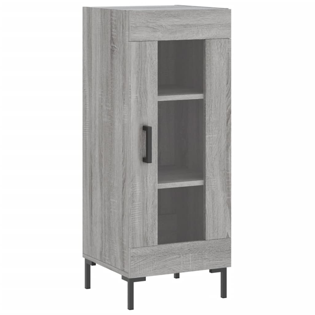 Sideboard Gray Sonoma 34.5 X 34 X 90 Cm Particleboard