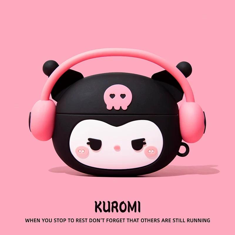 Roztomilé kreslené anime prase silikonové pouzdro pro HUAWEI FreeBuds 4i 5 5i Kryt pro HUAWEI Pro2 Pro3 Ochranný SE2 Kryt