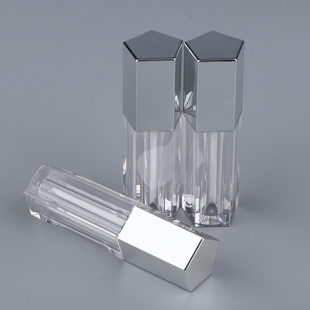 6pcs 5ml Plastic Refillable Cosmetic Tubes Bottle For DIY Balm Oil