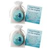 Good Friends Are Like Seaglass Keepsake Gift Sea Glass Art Pocket Hug Token