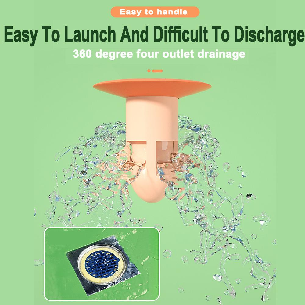 Floor Drain Cover Anti-insect and Anti-odor Fast Drainage Bath Shower Floor Strainer Cover Kitchen Bathroom Drain Hair Products