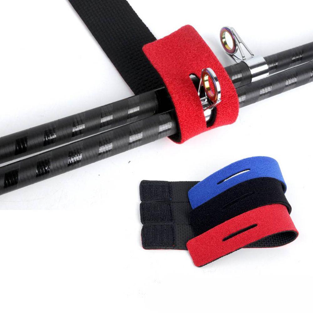 Ring Fishing Rod Fastener Fishing Rod Tie Holder Fishing Rod Strap Belt Fishing Pole Wrap Band