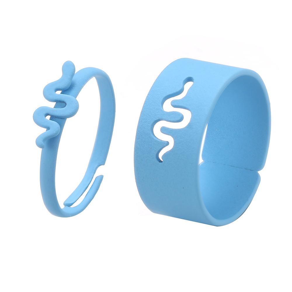 

Кольцо 2023, женское модное кольцо для влюбленных, кольцо со звездой и луной, кольцо для мужчин и женщин, набор открытых колец для влюбленных 07