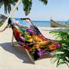 Dinosaurs Cartoon Print Beach Towel, Large Soft Quick Dry Towel for Beach Camping Swimming