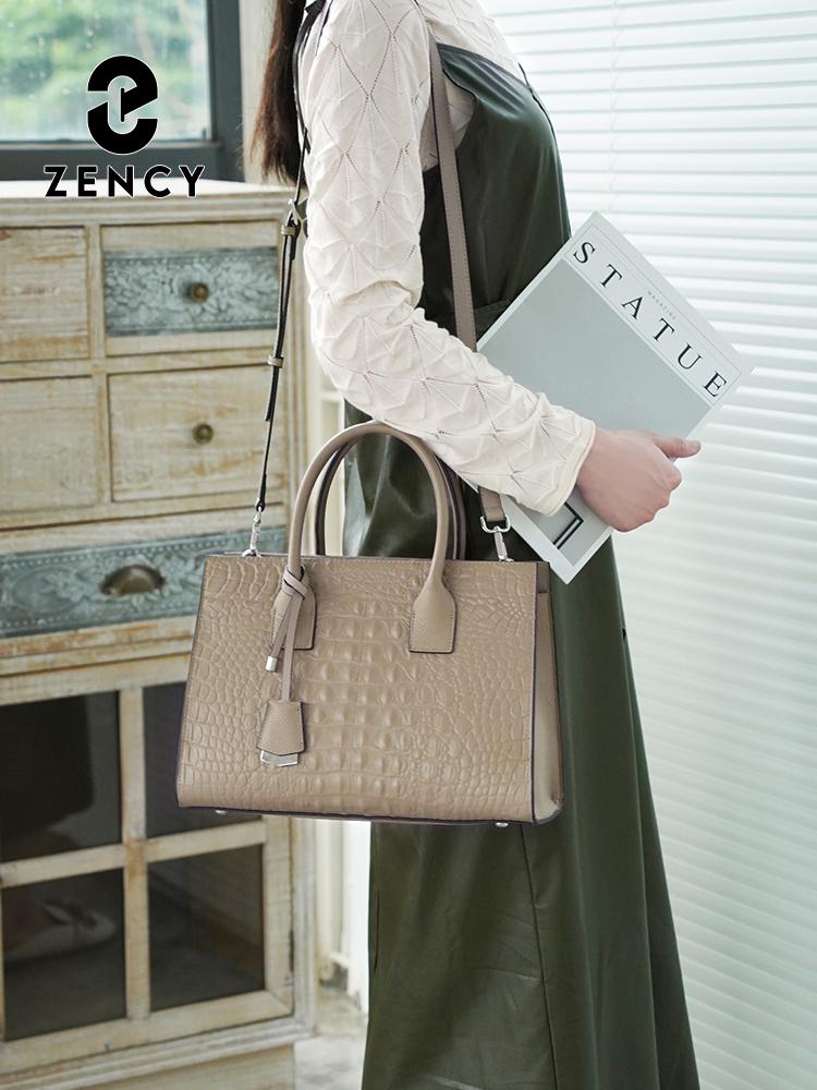Zency Large Tote Bag for Women Genuine Leather
