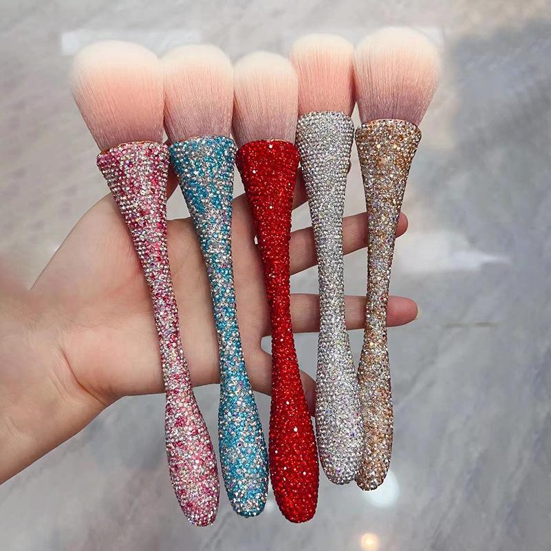 Diamond Waist Loose Powder & Blush Brush - Soft, Oversized Bristles for Makeup