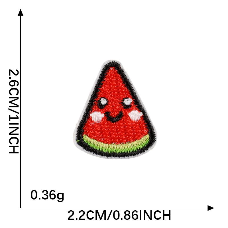 Cartoon Animal & Fruit Embroidered Patch for DIY Accessories and Handbooks