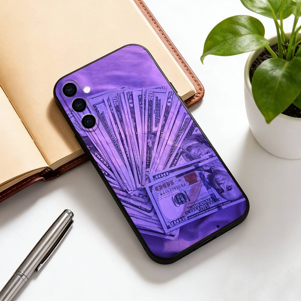 Financial Freedom  Phone Case For Samsung Galaxy A73,A72,A71,A70,A53,A52,A51,Soft Silicone Black Cover