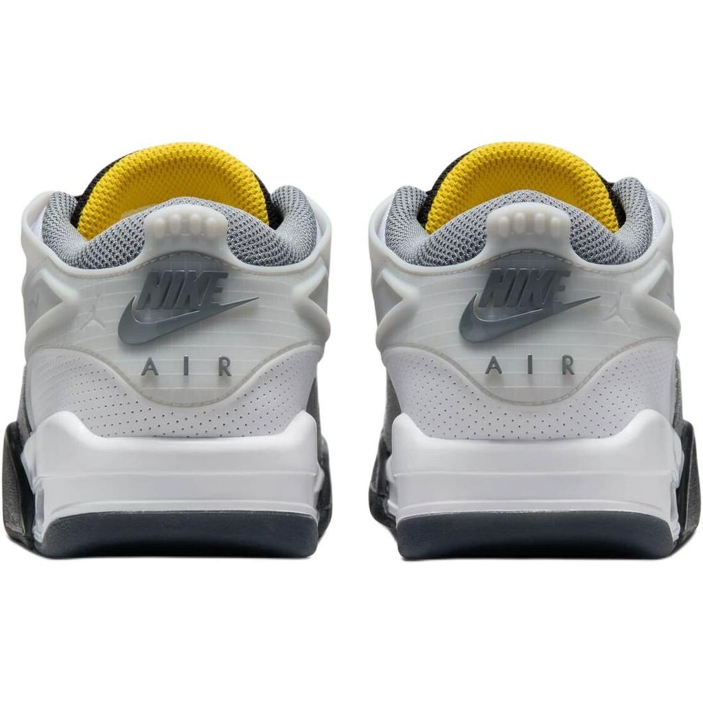 Air Jordan 4 RM Premium GS Motorsports Kids Sneakers White Black Smoke-Grey IB8051-100