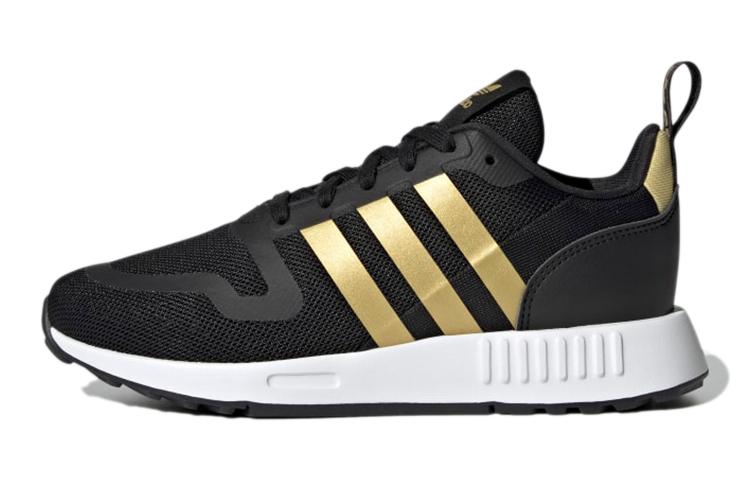 Adidas Originals Multi J Abrasion Resistant Low top Kids  Running Shoes Carbon Black Teenagers Q47130 36