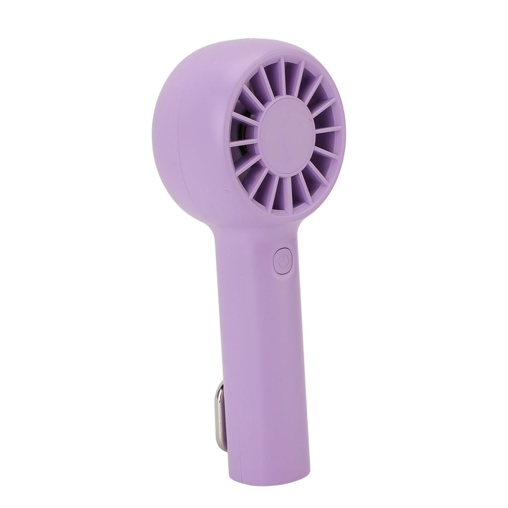 Handheld Fan 5 Speed Adjustable Silent 5.5h Running Portable Fan with Buckle for Outdoor Beach