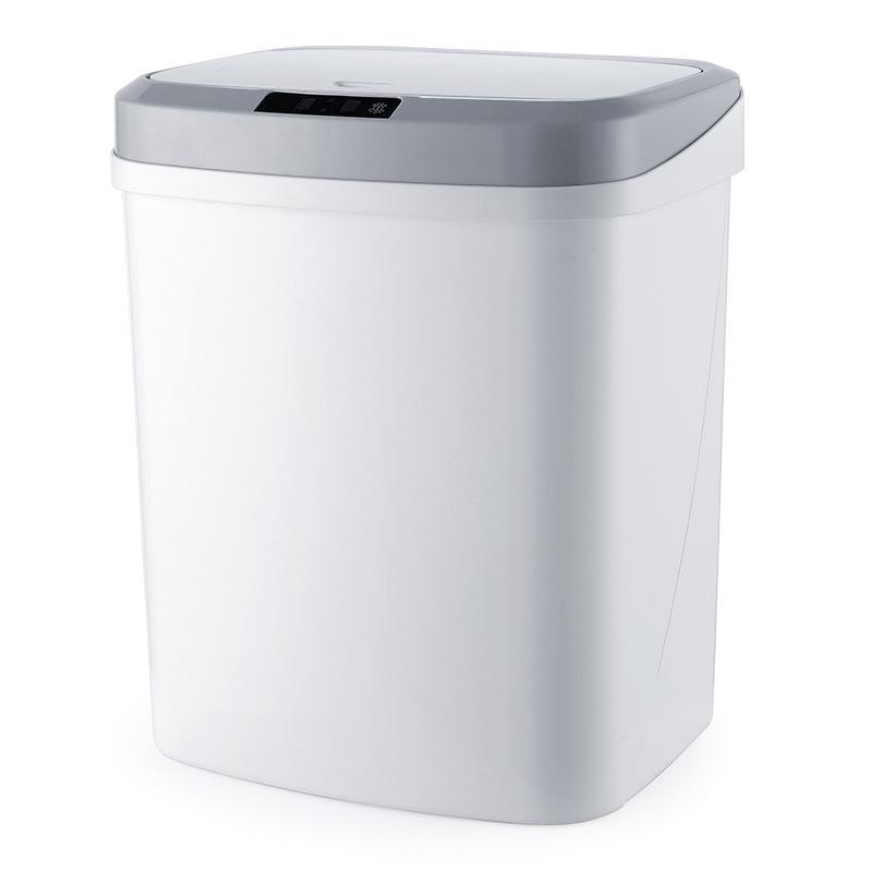 Silent Sensor Trash Can with Lid for Living Room, Bedroom, Bathroom, Kitchen