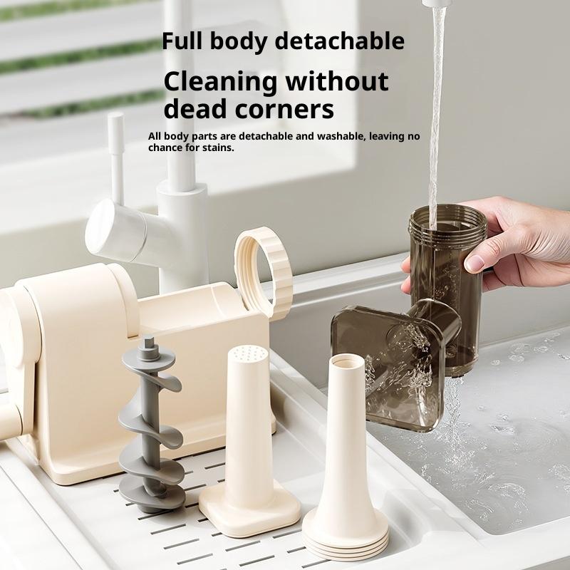 Manual Sausage Stuffer Machine Meat Grinder Filling Maker With Tubing Units For Homemade Production