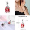 Copper Red Series Strawberry Pendant Charms Beaded Fit Original Mula Necklace Bracelet Jewelry Women Diy Fashion