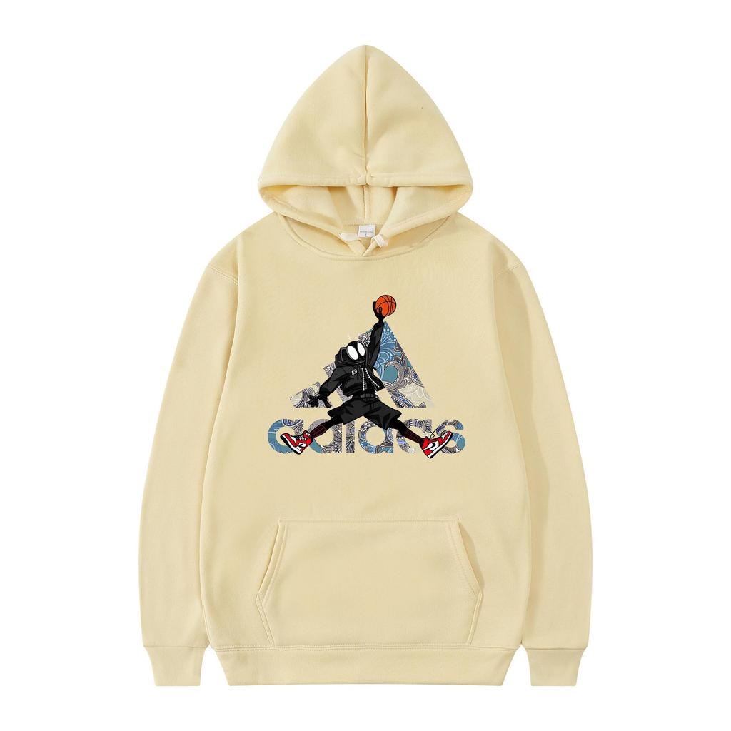 Unisex Spring/Autumn AD Logo Hooded Sweatshirt Fashion Sport Casual Top