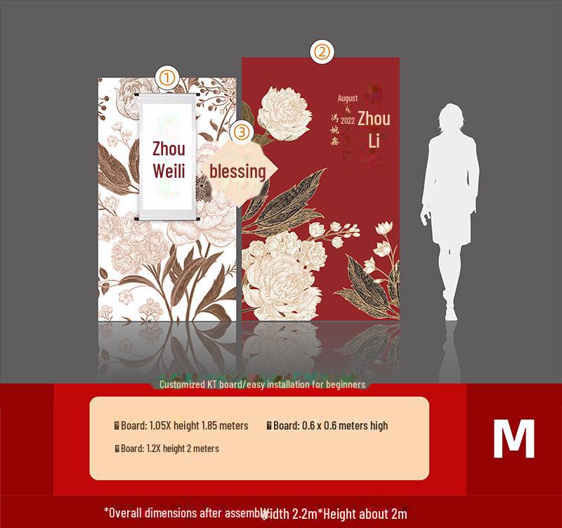 

Украшение на первый день рождения китайского ребенка: Полная луна Grab реквизит и гендерно-нейтральный фон доски KT