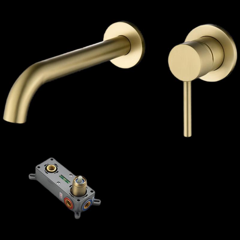 Huinizu Wall-Mounted Hot & Cold Basin Faucet
