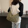 Women's Bag 2025 New Casual Shoulder Bag Embroidery Thread Rhombus Down Cotton Clothing Bag Women's Dumpling Messenger Bag