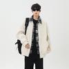 Fake Two Black Jackets, High-end and Casual Plaid Lapel Men's Jacket
