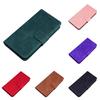 For Samsung Galaxy A06 Solid Color Skin Leather Phone Case Women Magnetic Men