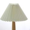 Modern Bedside Nightstand Lamps 14.17inch with PP folding washable Shades for Bedroom Guestroom