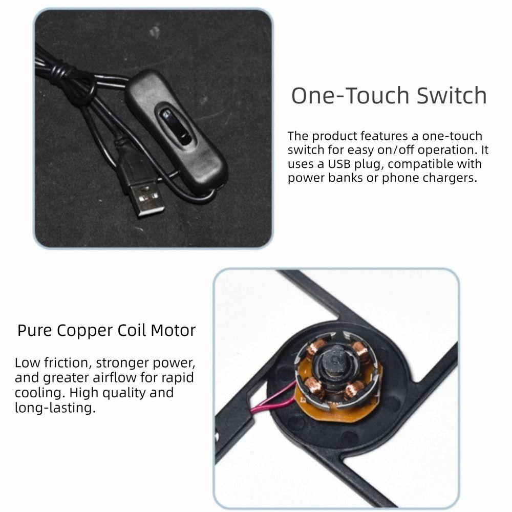 1Pcs USB Aquarium Cooling Fan Fish Tank Fan for Fish Tank Fishbowl Aquatic Pet Cooling