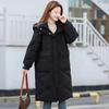 Women's Korean Style Hooded Cotton Jacket - Winter Clearance, Medium & Long, Loose Fit, Large Size, Thickened Coat