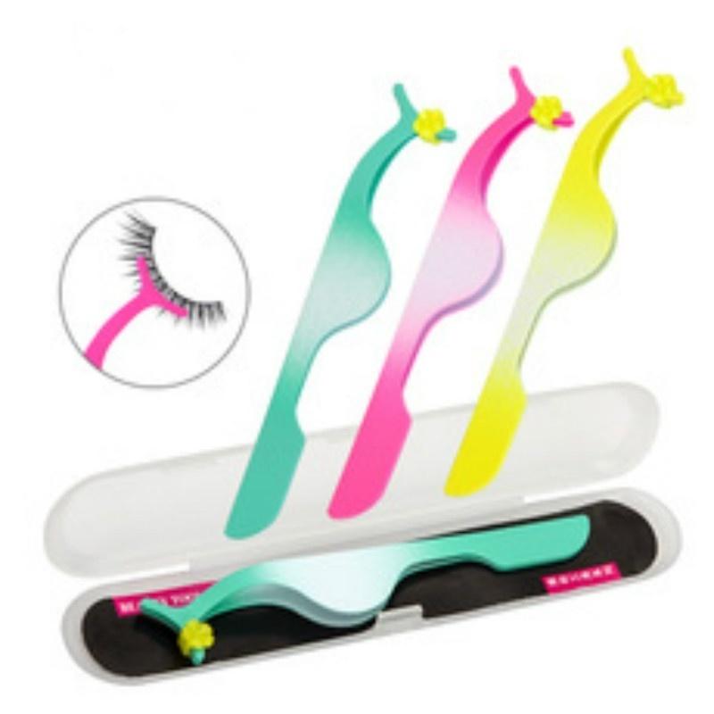 Buy 2PCS Multifunction Eyelashes Eyelashes Eyebrow Eyebrows Tweezers Aid False Eyelash Aid