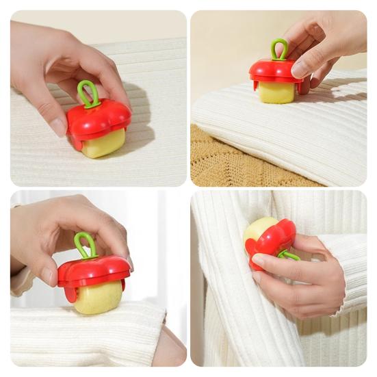 Fruit Shaped Lint Roller Portable Reusable Hair Remover Washable Sticky