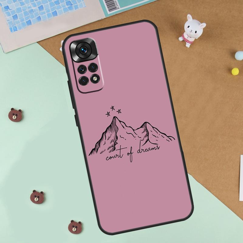 A Court Of Mist And Fury Case For Xiaomi Redmi 14C 10C 12C 13C Cover For Redmi Note 13 Pro 14 9 10 11 12 10S 11S 12S