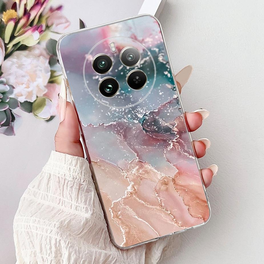 For Realme 12 Pro Plus Case RMX3840 Cute Cat Lucky Koi Painted Cover Soft Slim Phone Case For Realme 12 Plus Realme12 Pro+ Shell