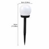 3pcs Waterproof Design Solar Bulb Lamp Solid Sealed Structure Outdoor Garden Light  Roadside Layout