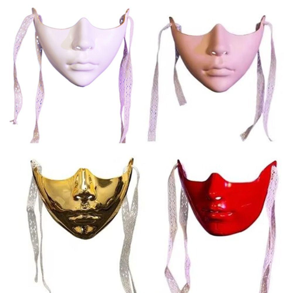 Retro ABS Masquerade Masks Cosplay Costume Mask Face Cover Women Men
