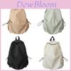 Nylon Casual Backpack For Men And Women With Zipper Closure And Phone Pocket For Daily Use