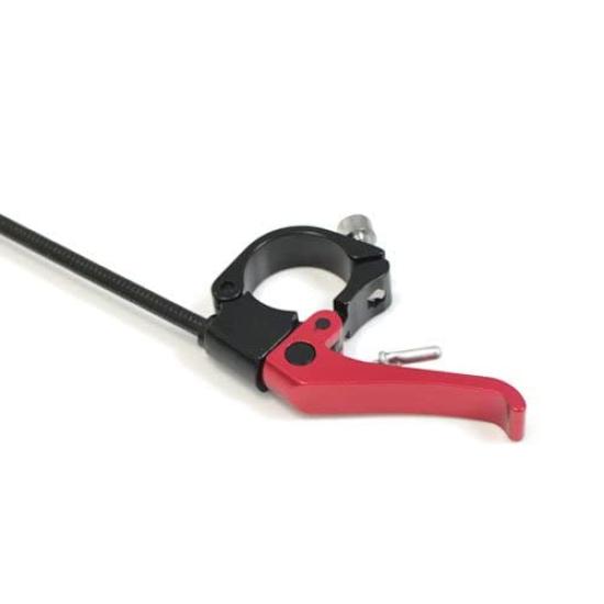 TMARS 419L Mechanical Drop Seatpost, 30.9x400mm (27.2mm w/adapter), Black, ST1445-30.9