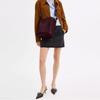Coach Bleecker 28 Bucket Bag With Brand Letter Logo Women Shoulder Bag Burgundy CCC23-B4MER