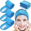 New In Soft Toweling Hair Accessories Headbands for Face Washing Bath Makeup Hair Band for Women Adjustable SPA Facial Headband