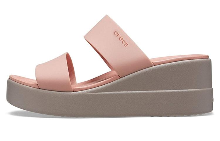 Сандалии Crocs Brooklyn Легкие Бледно-розовые Женские 206219-6RL 39-40