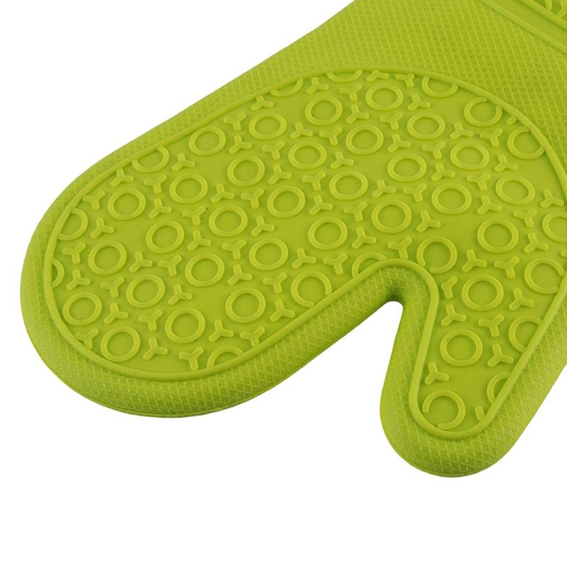 1PC Insulated Oven Gloves Silicone Heat-proof Gloves Oven Mitts Microwave Oven Baking Tools Household Kitchen Bar Bakeware