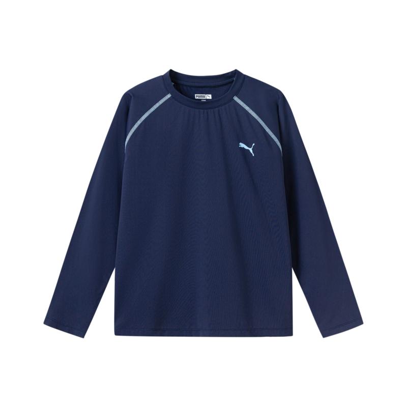 PUMA Sportstyle T Shirt Dark Blue Kids 353225100201-80802 110