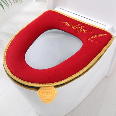 Soft Cover Pad Cushion Plush Bathroom Accessories Toilet Seat Mat Decor Winter Comfortable