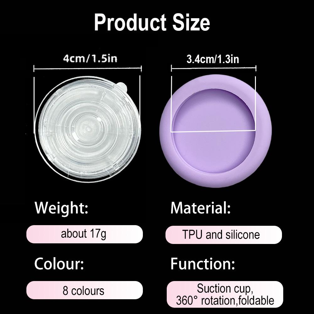 Grippopso Silicone Suction Cup Wall Stand Cellphone Holder Mount Tok Socket Suction Mobile Phone Case Holder Phone accessorie 5