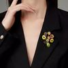 Retro High-end Van Gogh Sunflower Female Fashion Sense Brooch