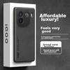 Phone Case for IQOO 12 Pro, Vivo IQOO 12 Pro Protective Cover, Upgraded Skin-Like Matte Lens Full Protection Silicone Case - Midnight Black