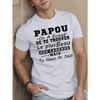 European Size Fun French Men's Short Sleeve T-shirt Summer T-shirt Top